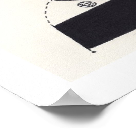 Nacht- en nap-tekeningen 9 van PBaud Archival Post Poster (Hoek)