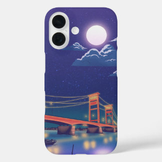 nacht esthetische telefoonhoes iPhone 16 hoesje