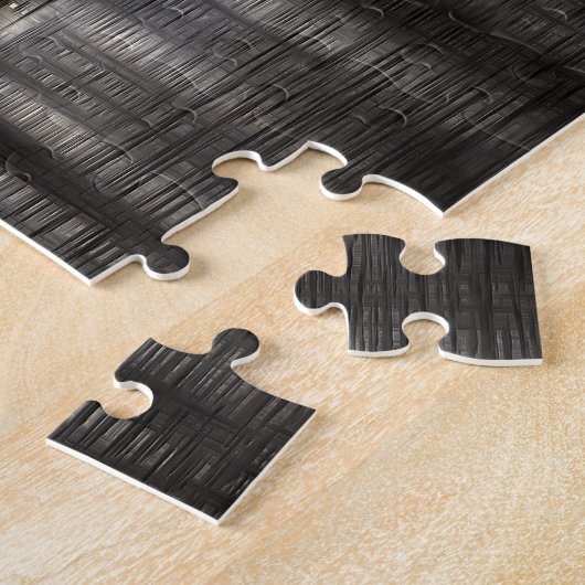 Nacht gebouwen: digitale "impressie" legpuzzel (Zijkant)