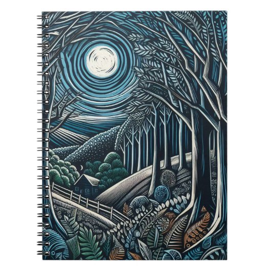 Nacht in de Bossen Notitieboek (Voorkant)