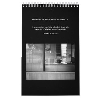 NACHT IN EEN INDUSTRIELE STAD KALENDER