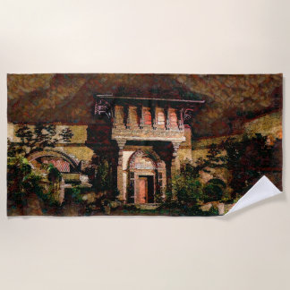 NACHT IN SHANGRI-LA Beach Handdoek