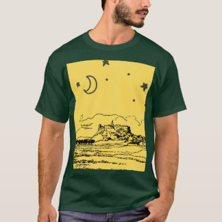 NACHT KASTEEL HALVE MAAN T-SHIRT