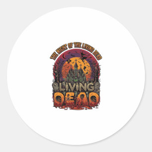 Nacht Leven Dode Halloween Geheime Huis Heks Sk Ronde Sticker