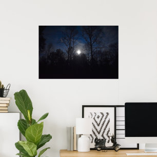 Nacht licht, poster