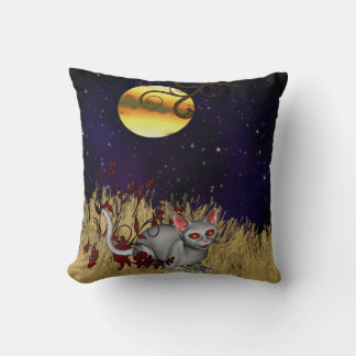 Nacht Maan Kat Halloween Kussen