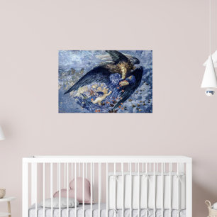 Nacht met haar Train of Stars (Angel met Cherubs) Poster