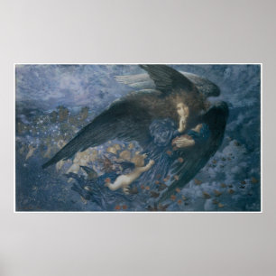 Nacht met haar trein van sterren poster