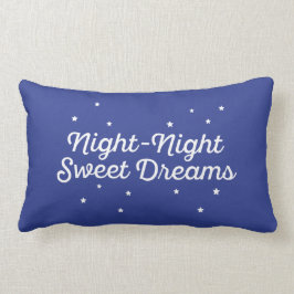 Nacht, mooie dromen. kussen