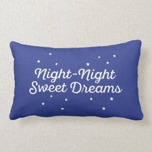 Nacht, mooie dromen. kussen