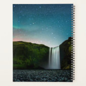 Nacht op Skógafoss Planner (Achterkant)
