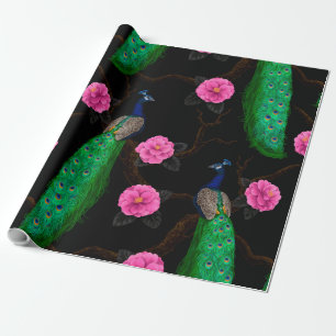 Nacht-pauktuin Cadeaupapier