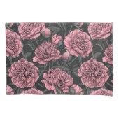 Nacht pony-tuin in roze en grijs kussensloop (Voorkant)