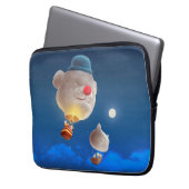 Nacht Sky ballon avontuur Laptop Sleeve (Voorkant Links)