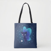 Nacht Ster Fee Pixie Kat Draagtas (Voorkant)