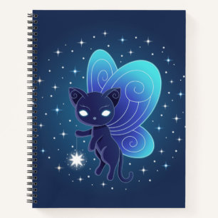 Nacht Ster Fee Pixie Kat Notitieboek