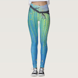 Nacht Sterren & Bliksem Bugs Leggings