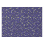 Nacht Sterren & Goud Halve Maan Patroon Rechthoek Tafelkleed (Voorkant (Horizontaal))