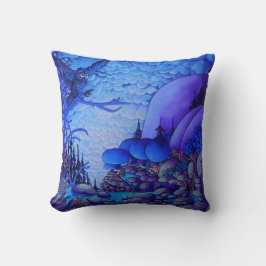 Nacht uil schilderij "16 x "16 Sierkussen