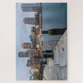 Nacht Uitzicht Boston Legpuzzel (Verticaal)