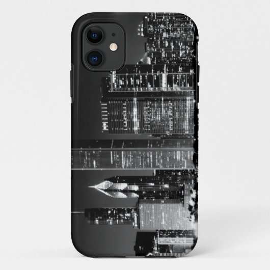 Nacht uitzicht van het beroemde cityscape van Chic Case-Mate iPhone Case (Achterkant)