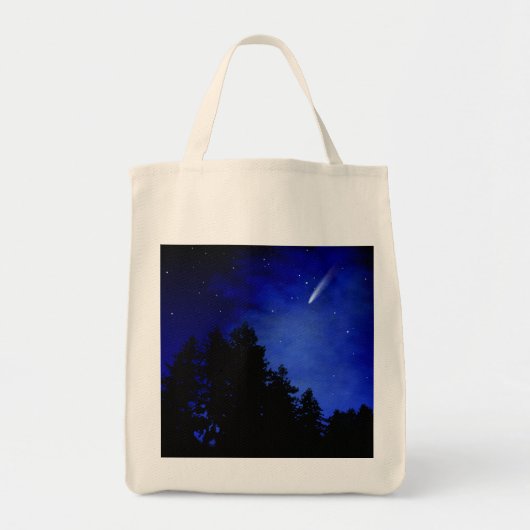 Nacht van de komeet tote bag (Voorkant)
