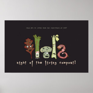 nacht van de levende compost! poster