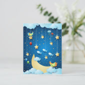 Nacht van grote long briefkaart (Staand voorkant)