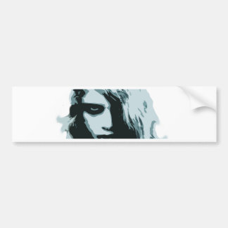 Nacht van het levende zombie meisje bumpersticker