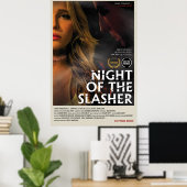 Nacht van het Slasher Poster (27 x 40) (Thuiskantoor)