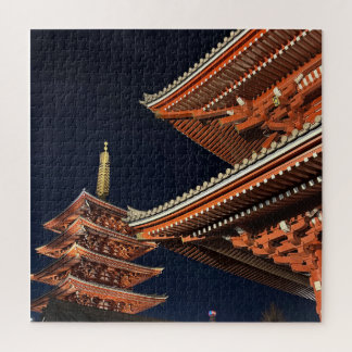Nacht van Kaminarimon in Tokio Japan Legpuzzel