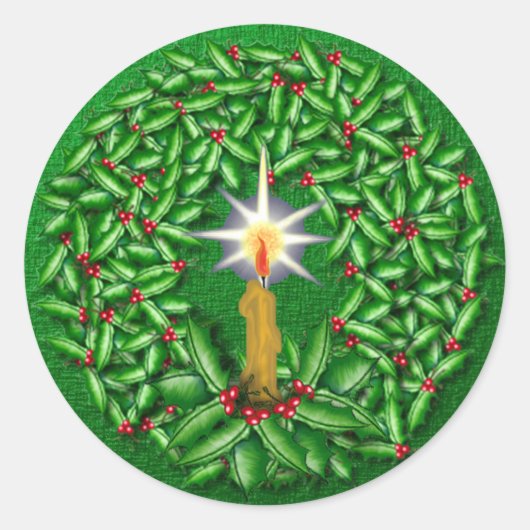 Nacht van Licht Kerst sticker (Voorkant)