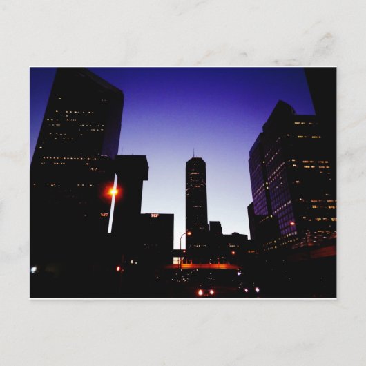 Nacht van Minneapolis Briefkaart (Voorkant)