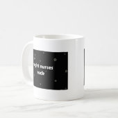 Nacht verpleegsters ROCK! Koffiemok (Voorkant links)