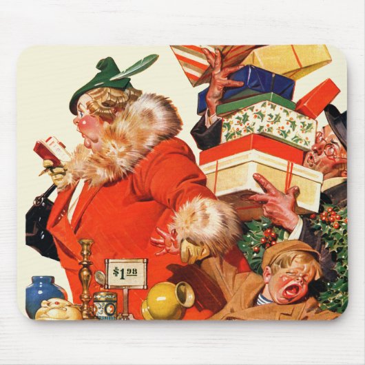 Nacht voor Kerstmis Muismat (Voorkant)