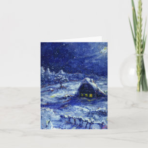 Nacht. Winter. Rusland - Briefkaart