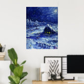 Nacht. Winter. Rusland Poster (Thuiskantoor)
