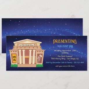 Nachtavond van de bijeenkomst van de Ticket Party Kaart