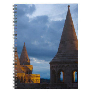 Nachtbeeld van het vissersbastion, Castle Hil Notitieboek