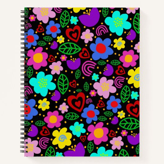 Nachtbloementuin Notitieboek (Voorkant)