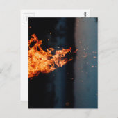 nachtbrand briefkaart (Voorkant / Achterkant)