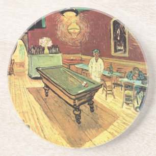 Nachtcafé, Place Lamartine door Vincent van Gogh Zandsteen Onderzetter