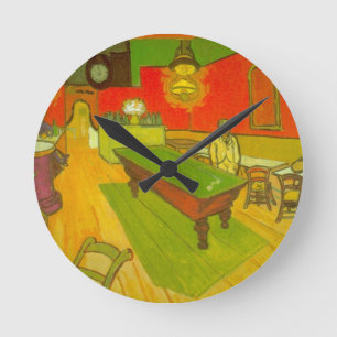 Nachtcafé van Vincent van Gogh Ronde Klok