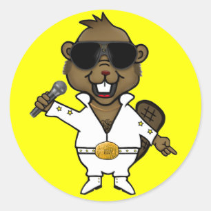 nachtclub-entertainer ronde sticker