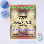 nachtclub flyer (Enkel)