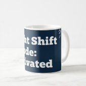Nachtdienstmodus: Geactiveerd Koffiemok (Voorkant rechts)