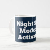 Nachtdienstmodus: Geactiveerd Koffiemok (Voorkant links)