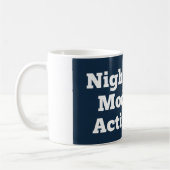 Nachtdienstmodus: Geactiveerd Koffiemok (Links)