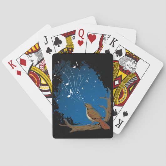 Nachtegalenlied Pokerkaarten (Achterkant)