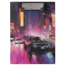 Nachtelijk straatracen in Vibrant City